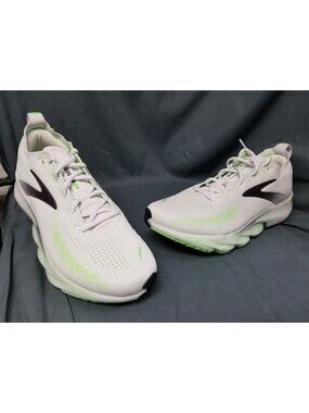 Brooks Glycerin Flex White Green Men's Size 9.5 DISPALY NEW NO BOX!